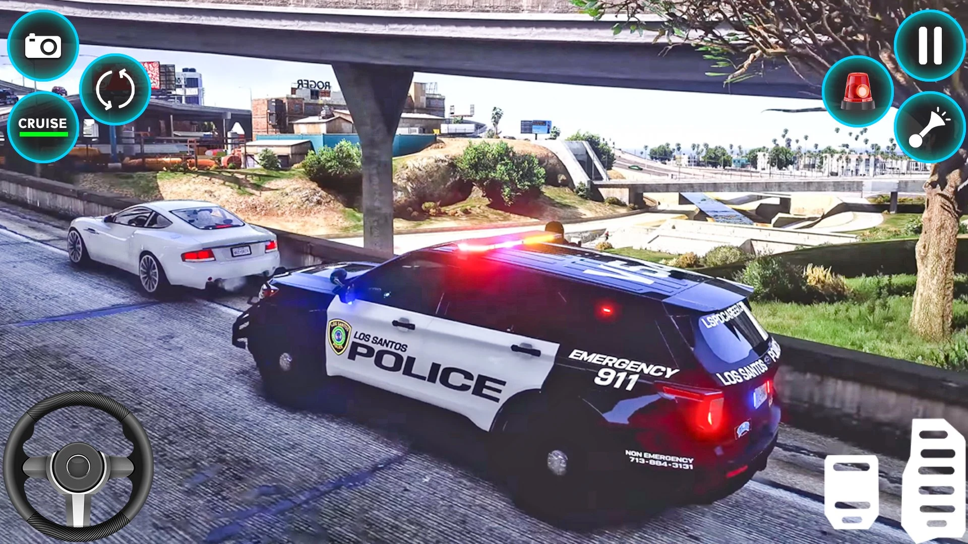 US Police Prado Parking 3D screenshot