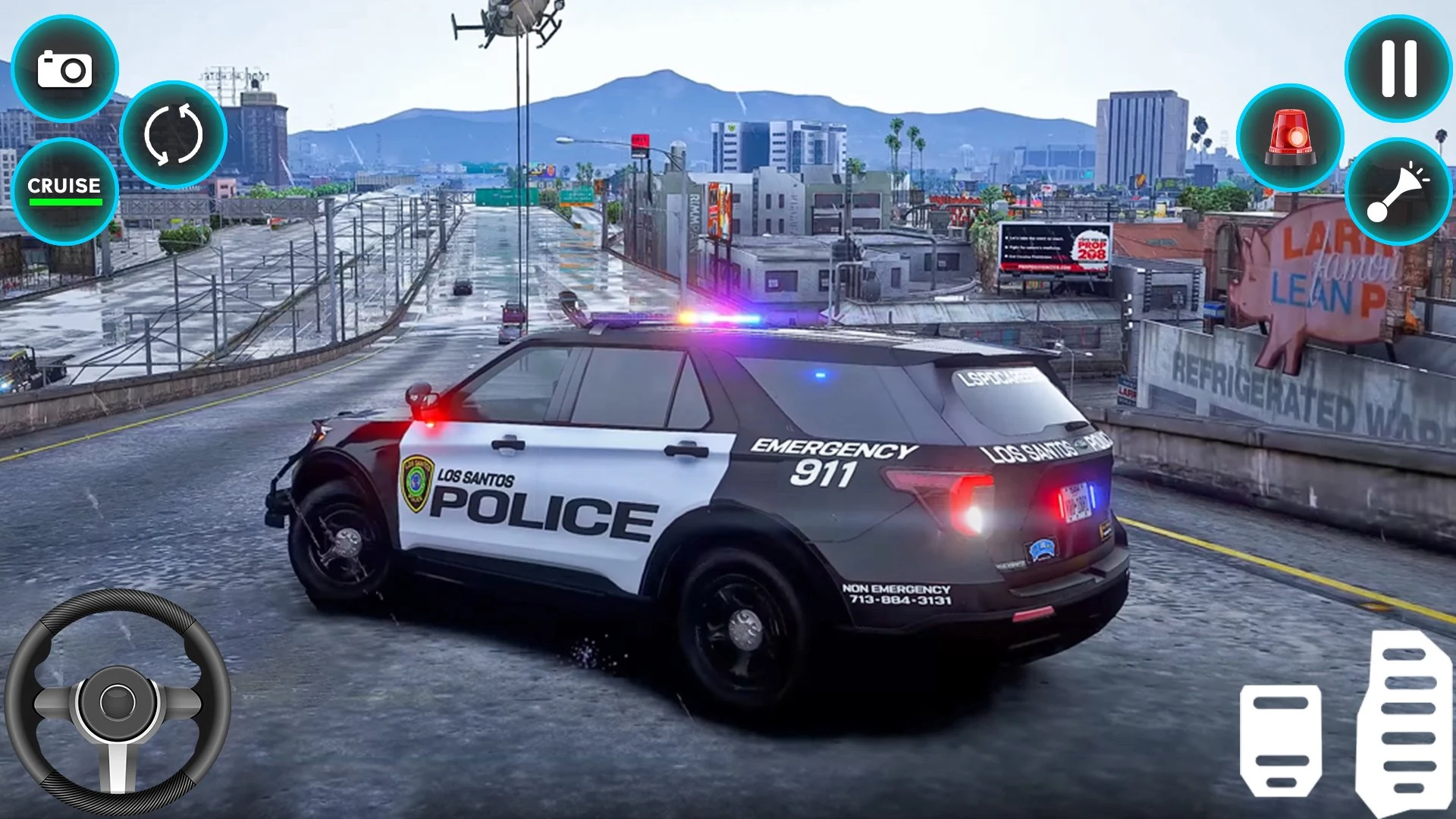 US Police Prado Parking 3D screenshot