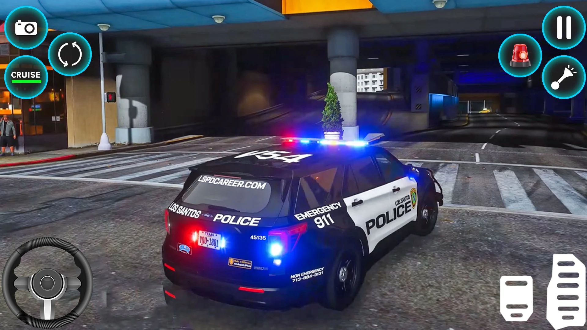 US Police Prado Parking 3D screenshot