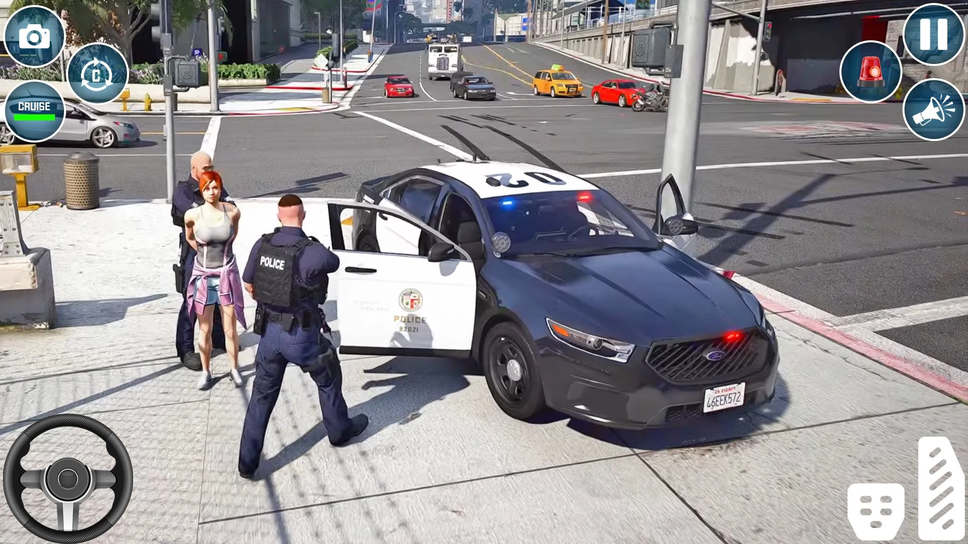 US Police Prado Parking 3D screenshot