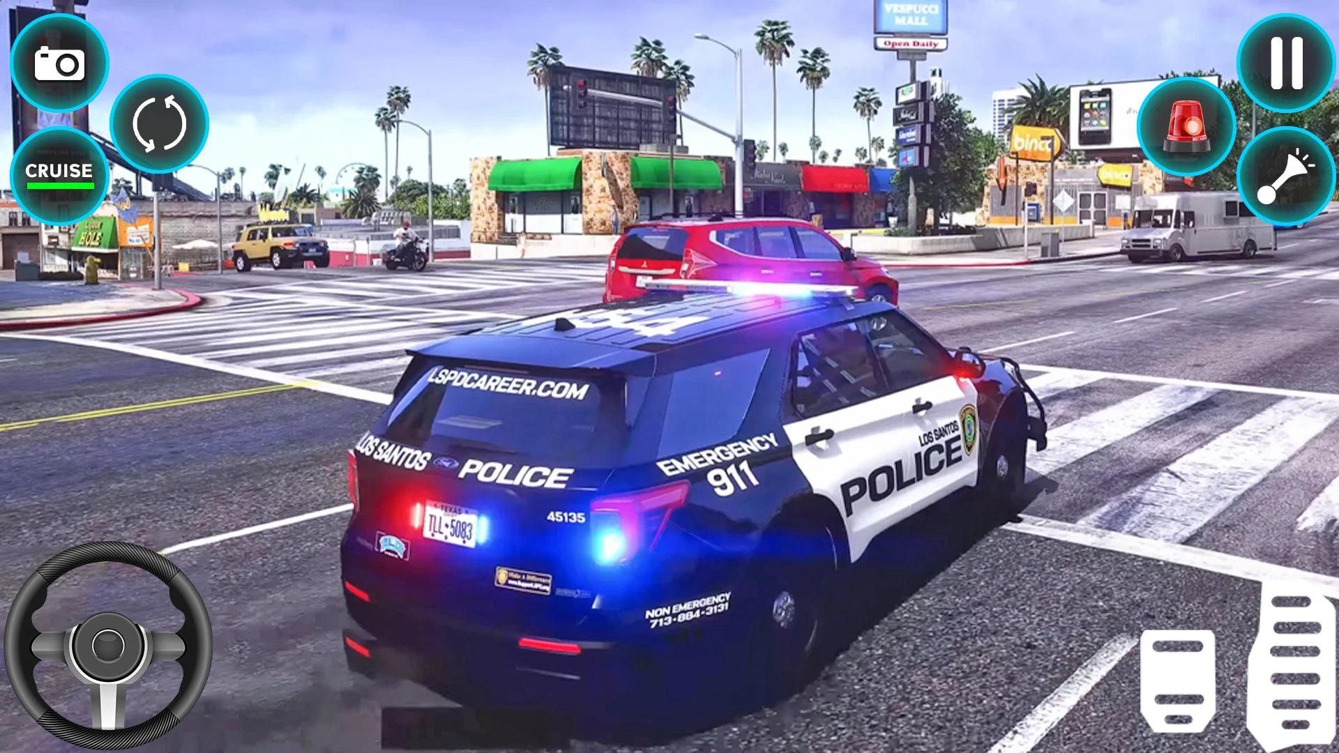 US Police Prado Parking 3D screenshot