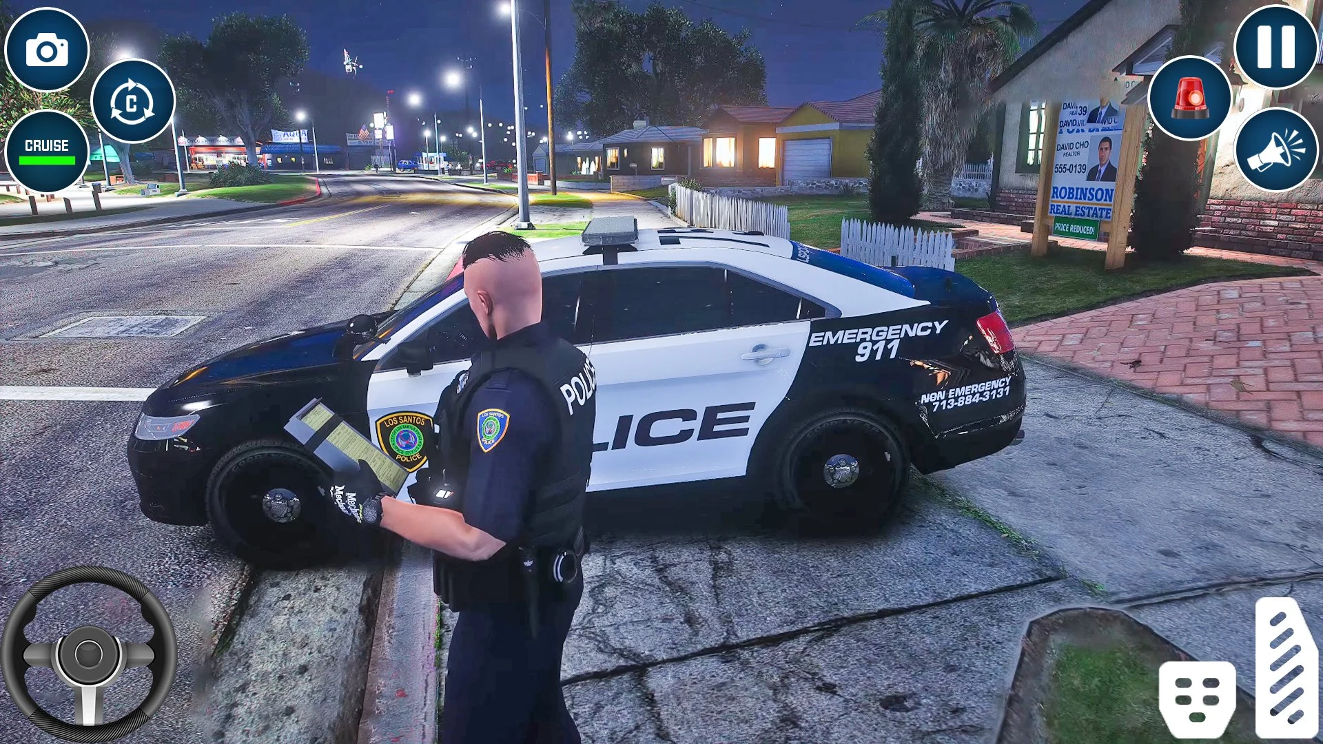 US Police Prado Parking 3D screenshot